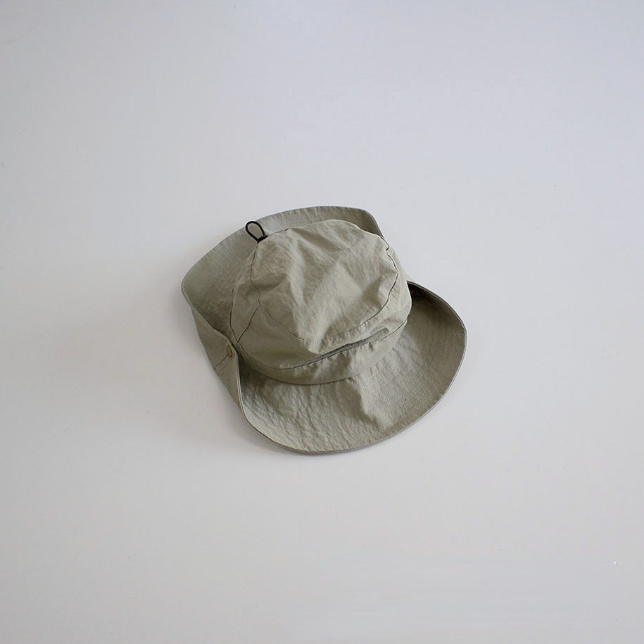 Wholesale Cotton Polyester Large Brim Solid Color Fisherman Hat